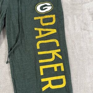 NFL Team Apparel Women’s Green Bay Packers Pajamas Lounge Pants Size L Jersey